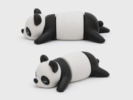 Cute Flexi Panda Keychain | Articulated Panda Toy | Chunky Panda Bag Charm | Gift for Panda Lovers