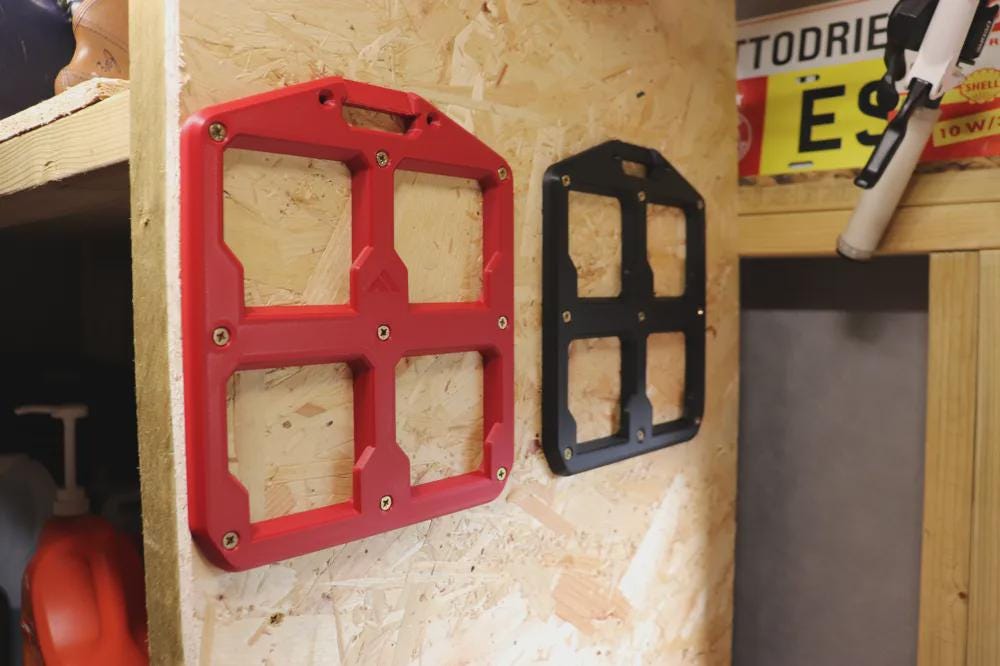 Modular Storage Mounting Bracket | Compatible with Packout-Style Tool Systems | Wall/Van Mount