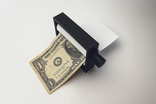 Magic Money Printer | Optical Illusion Desk Toy | Fun Mechanical Novelty Gift