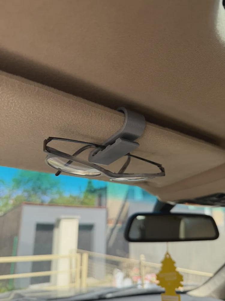 Car Visor Sunglasses Clip | Sun Visor Glasses Holder | Universal Fit Car Organizer Accessory