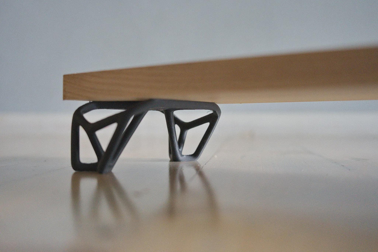 Desk Shelf Support Bracket | Fast Print Sturdy Shelf Holder | Minimalist Floating Shelf Bracket