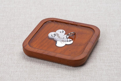 Personalized Dog Tag | Custom Engraved Bone-Shaped Pet ID Tag | Stainless Steel