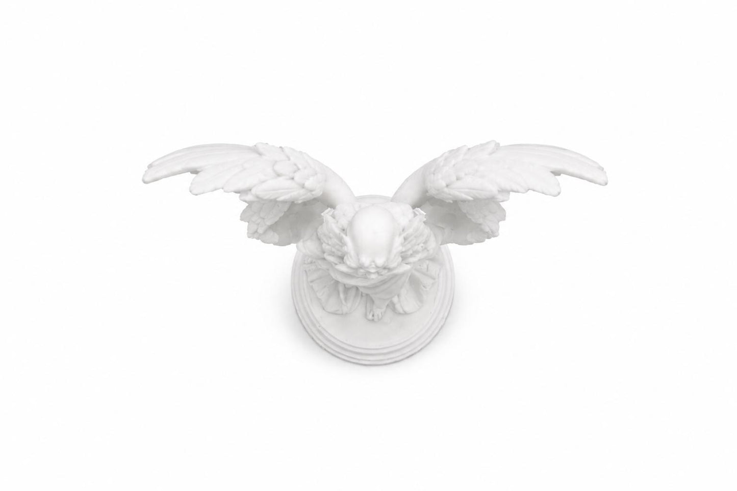 Praying Angel Statue | White PLA Guardian Angel Figurine | Memorial Sympathy Gift | Spiritual Home Decor