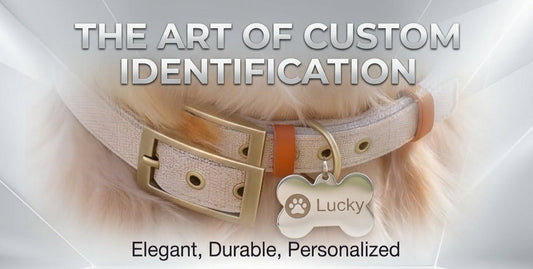 Personalized Dog Tag | Custom Engraved Bone-Shaped Pet ID Tag | Stainless Steel