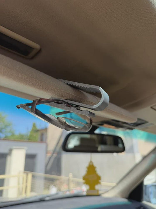 Car Visor Sunglasses Clip | Sun Visor Glasses Holder | Universal Fit Car Organizer Accessory