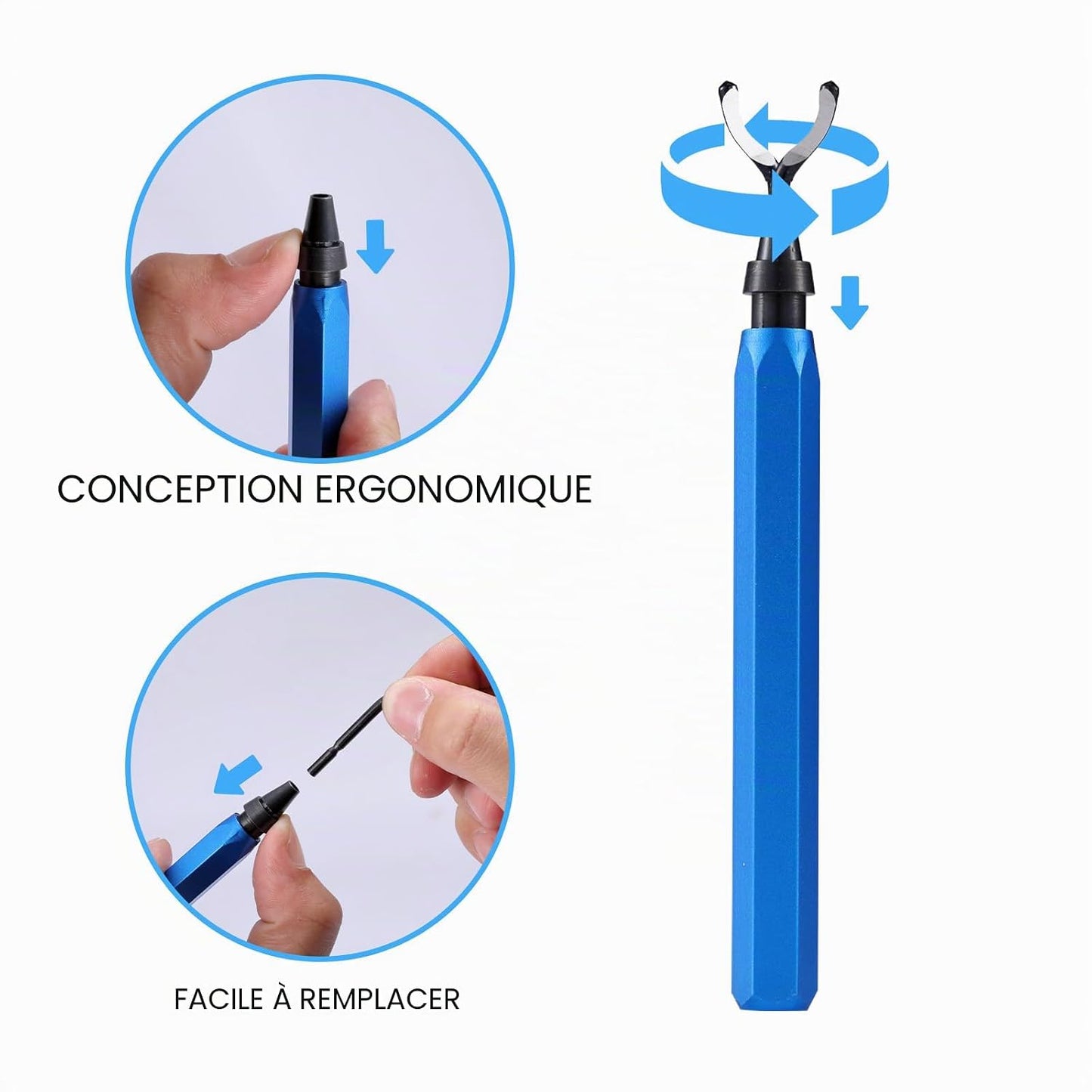 Kit d Outils de Nettoyage et Ebavurage (10 pcs)