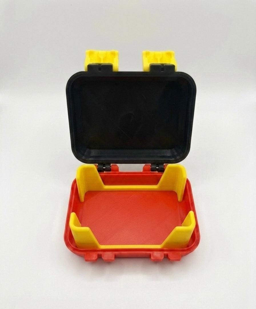 Card Case For UNO| Snap-Lock Storage Box for Standard Card Games | Durable Travel Card Holder | Fits Uno-Size Decks