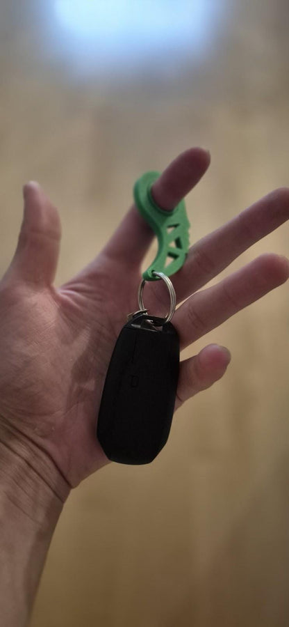 Karambit Fidget Spinner Keychain | Stress Relief Toy | No Bearings Needed | Blunt Plastic Novelty Gift