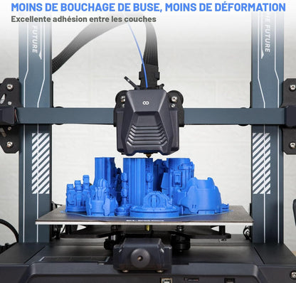 ELEGOO Filament PLA noir de 1,75 mm, 1 kg, précision dimensionnelle +/- 0,02 mm, bobine de carton de 1 kg, filament d’impression 3D compatible avec la plupart des imprimantes 3D FDM