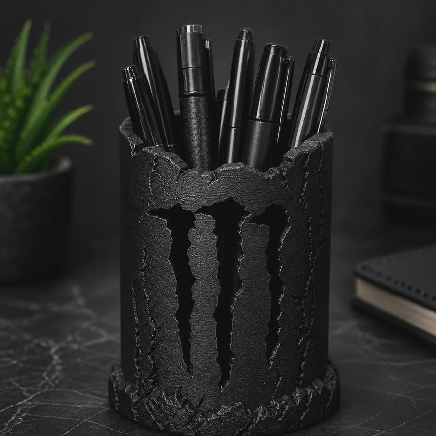 Monster Pen Holder – Cute Desk Organizer for Pens & Pencils | Fun Office Decor