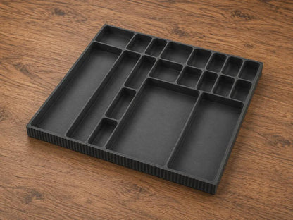 Parts Organizer Tray | Multi-Compartment Screw Tray | Phone Repair Tool | Electronics Workbench Organizer | Screws & Components Holder