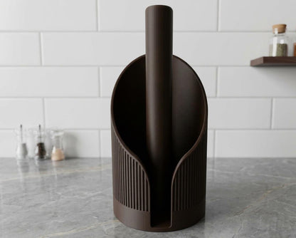 Japandi Paper Towel Holder | Minimalist Kitchen Roll Stand | Modern Countertop Organizer