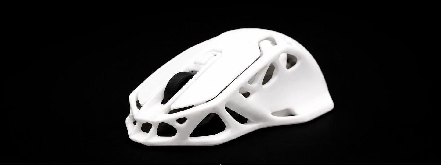 Sculptural Lattice Mouse – Fully Functional Ergonomic PC Mouse – Unique Artisan Desk Accessory