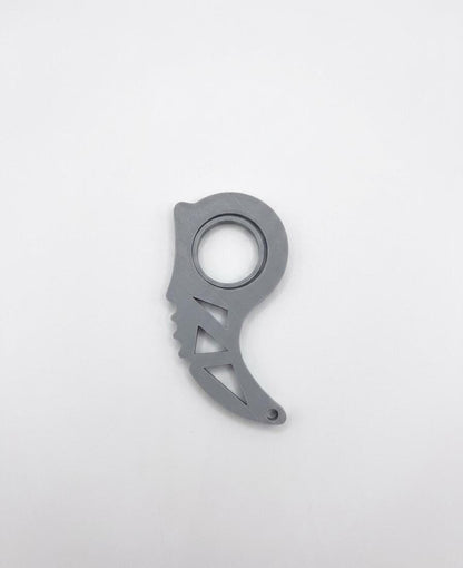 Karambit Fidget Spinner Keychain | Stress Relief Toy | No Bearings Needed | Blunt Plastic Novelty Gift