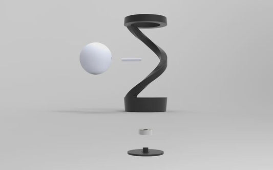 Optical Illusion Desk Spinner | Kinetic Art Desk Toy | Geometric Spiral Spinner, Stress Relief ADHD Fidget, Office Gift