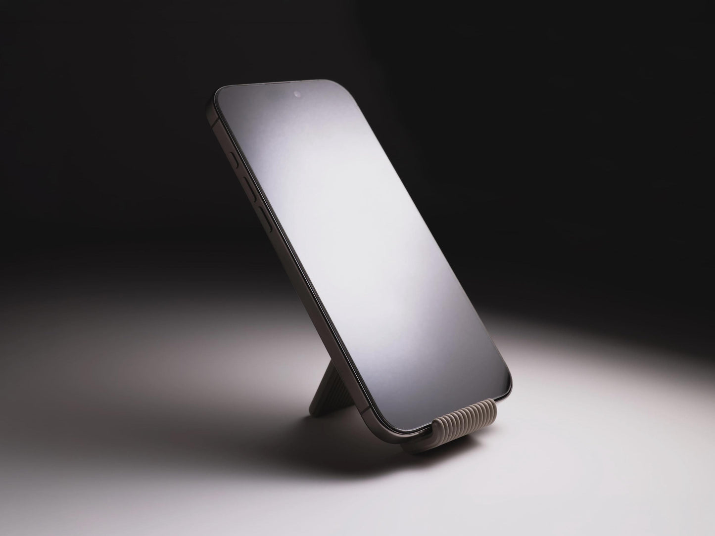 Compact Phone Stand | Mini Travel Smartphone Stand | Minimalist Ribbed Desk Stand | Portable Tablet Holder Gift