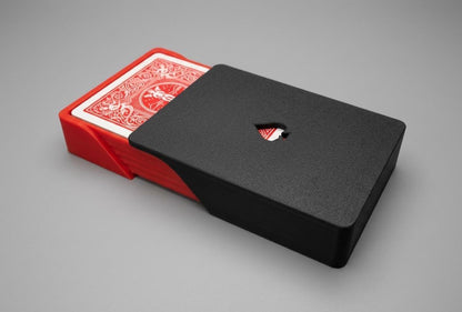 Sliding Card Box | Playing Card Storage Case | Deck Holder with Snap-Fit Lid | Card Game Accessory