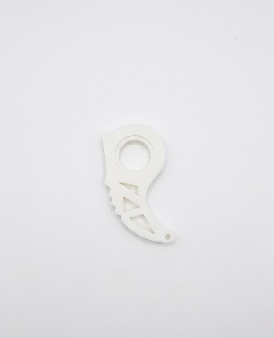Karambit Fidget Spinner Keychain | Stress Relief Toy | No Bearings Needed | Blunt Plastic Novelty Gift