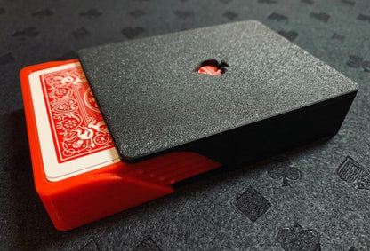 Sliding Card Box | Playing Card Storage Case | Deck Holder with Snap-Fit Lid | Card Game Accessory