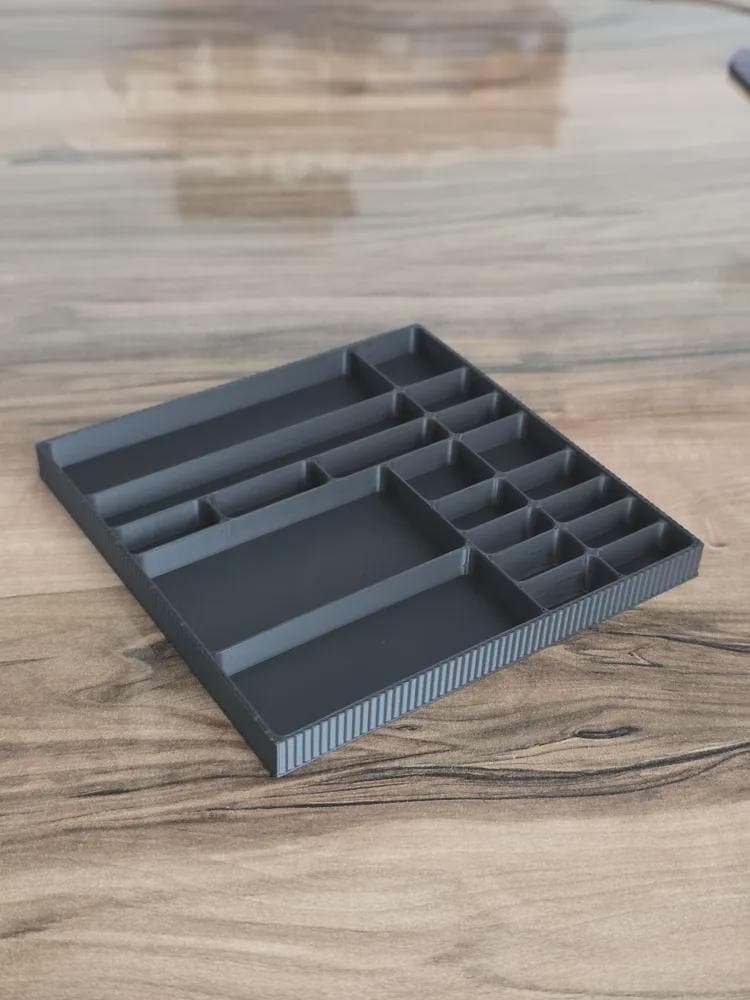 Parts Organizer Tray | Multi-Compartment Screw Tray | Phone Repair Tool | Electronics Workbench Organizer | Screws & Components Holder