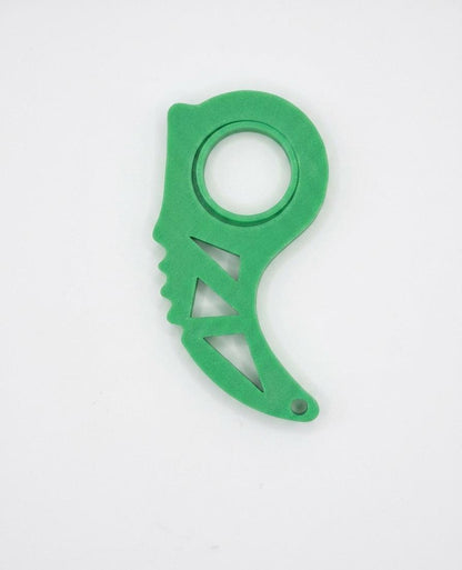 Karambit Fidget Spinner Keychain | Stress Relief Toy | No Bearings Needed | Blunt Plastic Novelty Gift