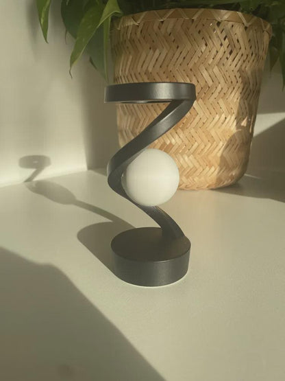 Optical Illusion Desk Spinner | Kinetic Art Desk Toy | Geometric Spiral Spinner, Stress Relief ADHD Fidget, Office Gift