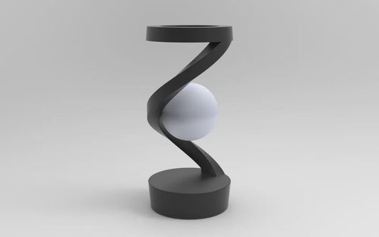 Optical Illusion Desk Spinner | Kinetic Art Desk Toy | Geometric Spiral Spinner, Stress Relief ADHD Fidget, Office Gift